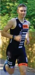  ?? ARCHIV-FOTO: HSV WEIMAR ?? Der Triathlet Maximilian Paetzelt beim Training.