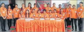  ??  ?? Students of various city colleges and universiti­es enthusiast­ically participat­ed in the tech fest organised at Modern Girls’ College of Profession­al Studies recently.
