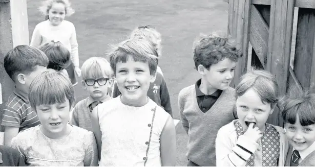  ??  ?? ●●A picture of children from St Thomas’s School, Stockport, taken in 1968 as part of a project by William Smith and Jack Wrigley