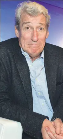  ?? Picture: DAVE BENETT ?? Paxman, 66, is accused of being in denial about his age