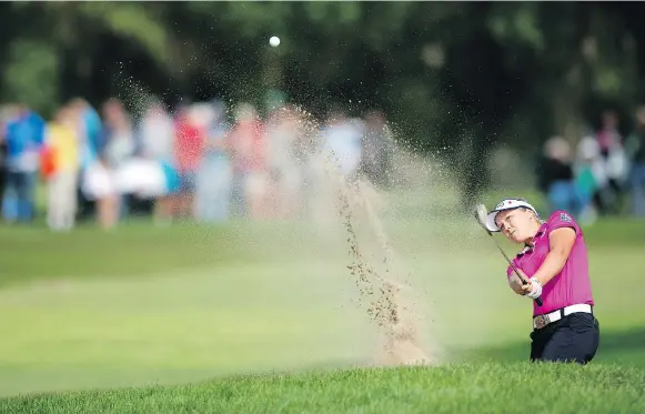  ?? TROY FLEECE ?? Brooke Henderson was on her game at Wascana Country Club in Regina this weekend as she became the second Canadian to win the CP Women’s Open.