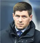  ??  ?? Gers gaffer Steven Gerrard