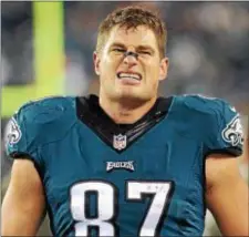  ?? DIGITAL FIRST MEDIA FILE PHOTO ?? The Eagles Tuesday released tight end Brent Celek, the longest-tenured athlete of Philadelph­ia’s major profession­al sports teams.