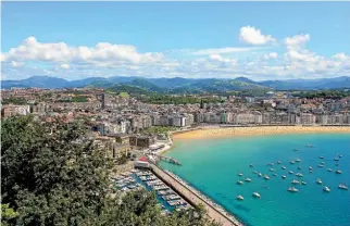  ?? 123RF ?? San Sebastian in the Bay of Biscay is definitely worth a visit.