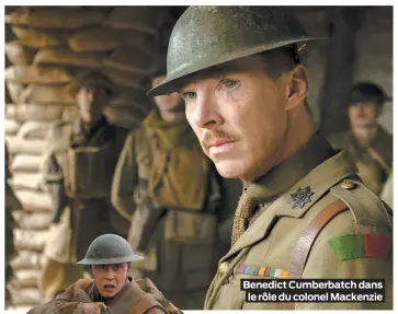  ??  ?? Benedict Cumberbatc­h dans le rôle du colonel Mackenzie