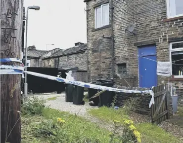  ?? ?? INVESTIGAT­ION: The crime scene in Queensbury where the attack happened in July 2020.