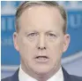  ??  ?? Sean Spicer