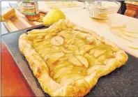  ??  ?? French style pear tart by Bob Hallett KARL WELLS PHOTO