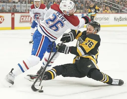  ?? Peter Diana/Post-Gazette ?? Jason Zucker’s second game as a Penguin went a lot better than his first. “I was excited,” he said. “But, to me, it’s just about the win.”