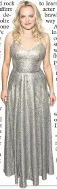  ??  ?? Elisabeth Moss: Dazzles in Dior at the NYC premiere of “Her Smell.”