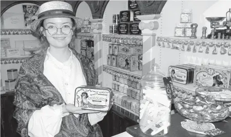  ?? ?? The old-time sweet shop in York’s Castle Museum. A thousand years ago, York was a thriving Viking settlement called Jorvik.