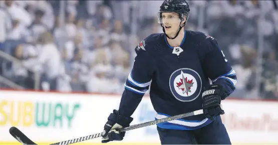  ?? JASON HALSTEAD/GETTY IMAGES ?? Tyler Myers and his Winnipeg Jets teammates put their league-best home record on the line against the NHL’s best road team: the Nashville Predators.