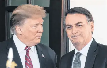  ?? /EFE ?? Trump y Bolsonaro durante su reunión en la Casa Blanca el año pasado.