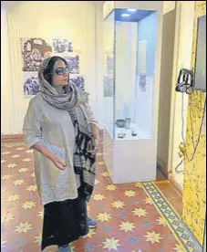  ?? HT PHOTO ?? Actor Shabana Azmi during a visit to the Partition Museum in Amritsar on Monday.