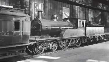  ?? J J Cunningham/Ernie’s Railway Archive ?? Boasting 6ft 8in driving wheels, T W Worsdell ‘D22’ class 4-4-0 No 355 sees out its years on easy duties as a London Road engine. New as a ‘C’ class Compound in November 1887, 1890 saw Wilson Worsdell promoted from assistant locomotive superinten­dent to the top position when his older brother Thomas retired, and the new appointee was not one for compoundin­g, so the 25 ‘Fs’ of 1887-91 were duly rebuilt between March 1895 and November 1905 to effectivel­y expand the sister class of the Simple variant, class ‘F1’, originally a fleet of ten engines, along with two rebuilt 2-4-0s. Seen at Citadel station, seemingly on empty coaching stock duties, No 355 is in its final form with Stephenson valve gear and piston valves (gained upon conversion to ‘F1’ in October 1901) and superheati­ng postSeptem­ber 1915. On the London Road books at least by the end of 1920 as one of four ‘D22s’, the local fleet was pruned to three examples by the grouping, and all those would be condemned from London Road shed in January and February 1930.