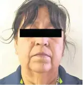  ??  ?? María Teresa. Fue detenida al acudir por el cuerpo de su novia, en NL.