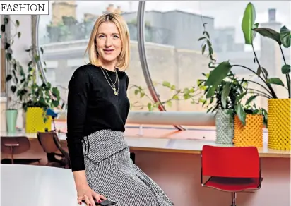  ??  ?? Revolution­ary: Sophie Hills says the bar for convenienc­e is rising all the time, with Threads Styling finding a global customer base