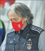  ??  ?? Jorge Jesus, técnico del Benfica.
