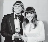  ??  ?? Richard and Karen Carpenter in 1971