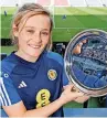  ?? ?? SHINING STAR Erin Cuthbert