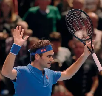  ??  ?? Roger Federer, 37 anni, svizzero di Basilea, numero 3 del ranking Atp, 20 titoli dello Slam vinti