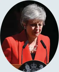 ??  ?? MAY 24
An emotional Mrs May announces she will resign as Prime Minister on June 7