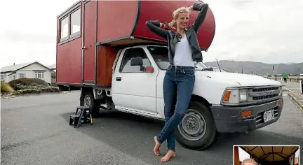  ?? PHOTO: CAMERON BURNELL/FAIRFAX NZ ?? Jola Josie grew up a gypsy in New Zealand but, after her mother died when she was 12, she has lived with her dad in Norway. Now she has returned, bought a house truck, and is rediscover­ing her roots.