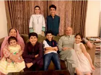  ??  ?? For Humza Masood, this year’s Eid Al Adha is special because his grandparen­ts joined the family’s celebratio­ns.