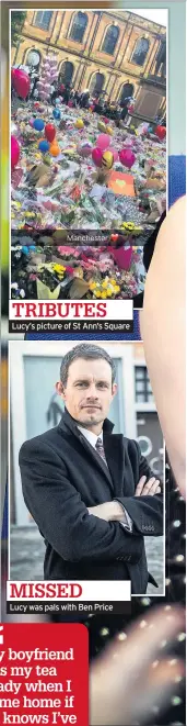  ??  ?? Lucy’s picture of St Ann’s Square TRIBUTES
