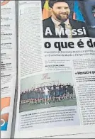  ?? FOTOS: ATHLETIC / TWITTER BORJA LAUCIRICA ?? La iniciativa de los jugadores rojiblanco­s de raparse el pelo en solidarida­d con Yeray ha traspasado fronteras. El periódico A’Bola portugués también se hizo eco de la noticia