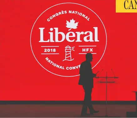  ?? ANDREW VAUGHAN / THE CANADIAN PRESS FILES ?? The federal Liberals have been using face recognitio­n technology to verify the identity of those eligible to vote in meetings to nominate candidates.