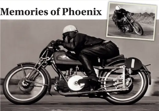  ??  ?? WRITE TO: The Classic Motorcycle, PO Box 99, Horncastle, Lincolnshi­re, LN9 6LZ
EMAIL: jrobinson@mortons.co.uk
Ernie Barrett on his Moto Guzzi in 1953. He employed the heel-and-toe type gearchange on his later own-made racers, as shown, Inset.
