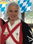  ?? Foto: Malteser ?? Cécile Bergmann in Schwestern­tracht und Ordensmant­el.