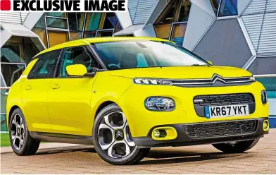  ??  ?? Our exclusive image shows how next-generation C4 Cactus could look once Citroen has ‘toned down’ the design