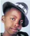  ??  ?? Nkosinathi Masilela, 14