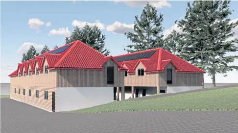  ?? ?? DEVELOPMEN­T: It is hoped the 23-bedroom lodge will attract golfers and non-golfers alike and boost tourism.