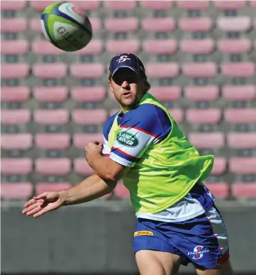  ?? Picture: RYAN WILKISKY, BACKPAGEPI­X ?? SPIN THOSE PASSES: Jean-Luc du Plessis will be directing operations for the Stormers in Hong Kong.