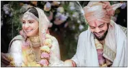  ?? PICTURE: INDIANEXPR­ESS.COM ?? Anushka Sharma and Virat Kohli said ‘I do’ in Italy on Monday.