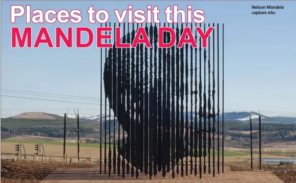  ??  ?? Nelson Mandela capture site.