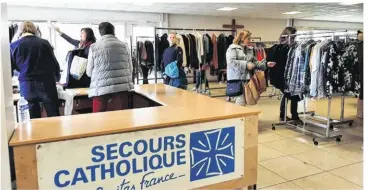  ?? Stéphanie PETIT ?? Le Secours catholique ne peut plus utiliser les locaux de l’église Sainte-Bernadette.