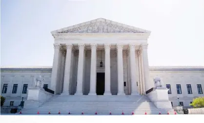  ??  ?? New York State Rifle & Pistol Associatio­n v Corlett will come before a conservati­ve-leaning supreme court. Photograph: Michael Reynolds/ EPA