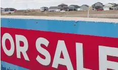  ?? RICHARD MARJAN ?? It’s a buyer’s housing market in Saskatoon, and it’s likely to stay that way until next year or 2018 due to weak oil, potash and uranium prices, Canada Mortgage and Housing Corp. said Wednesday.