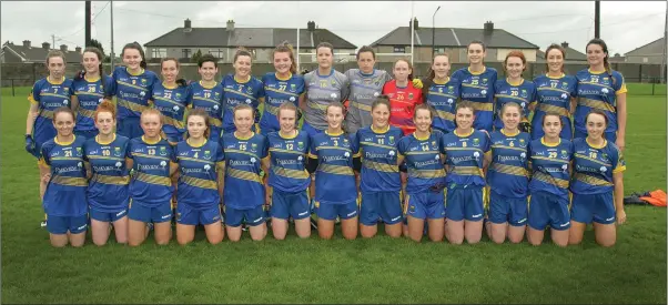  ??  ?? The Wicklow team who lost out to Wexford in the opening game of the Leinster Intermedia­te football championsh­ip in Enniscorth­y.