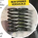  ??  ?? NEW SPRINGS VERSUS OLD