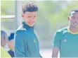 ?? AYANDA NDAMANE Independen­t Newspapers ?? BAFANA captain Ronwen Williams has a slight niggle that might cause Hugo Broos a massive headache with Afcon imminent.
|