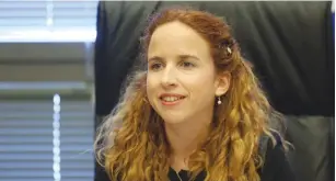  ?? (Marc Israel Sellem/The Jerusalem Post) ?? MK STAV SHAFFIR: The rental market for decades was left as a ‘wild jungle.’