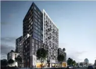  ?? COURTESY COLLECDEV ?? Designed by Kirkor Architects, Westwood Gardens will include 370 condo units in two, 15-storey towers.