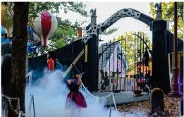  ?? Submitted photo ?? n The Undead Cemetery, a returning feature of Magic Screams Weekends, will be partially enclosed this year. Photo courtesy of Magic Springs Theme and Water Park.