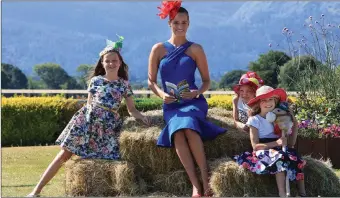  ??  ?? Hats on for this year’s July Festival of Racing in Killarney which commences on the afternoon of Sunday, July 15 with a family fun day and a Mad Hatters competitio­n with great free entertainm­ent for children. With Magaret Kelleher, are sisters,...