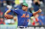  ?? JOHN BAZEMORE - THE ASSOCIATED PRESS ?? New York Mets starting pitcher Steven Matz works in the first inning of a spring training baseball game against the St. Louis Cardinals Friday, March 17, 2017, in Port St. Lucie, Fla.